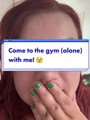 Lets go to the gym together, alone! 🫣 #gymanxiety #ididthething #feelingconfident #wegotthis💪 #strongwoman #gymmotivation 