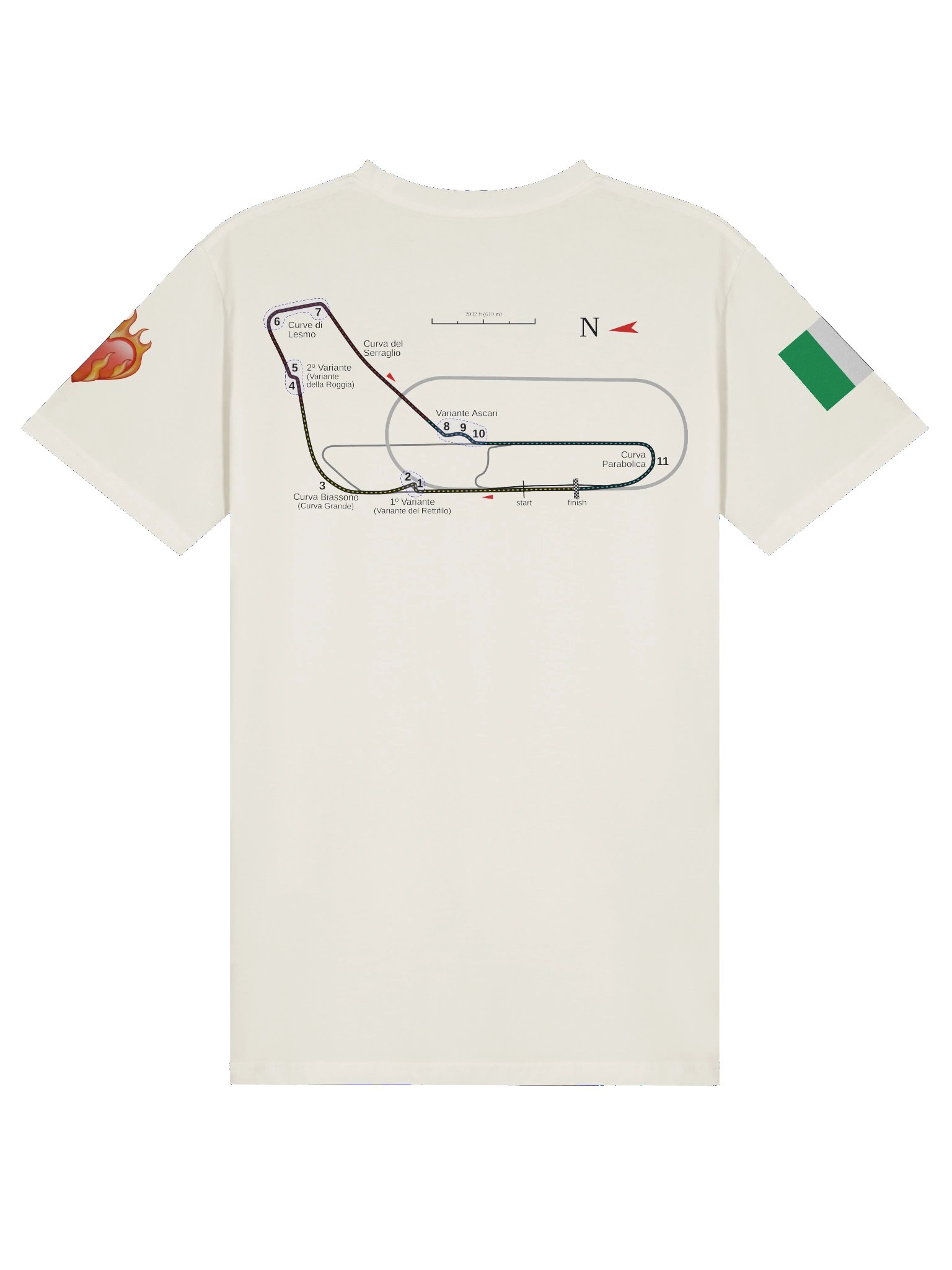 NyteWatch F1 25 Episode 16 Monza GP Unisex T-Shirt product image (2)