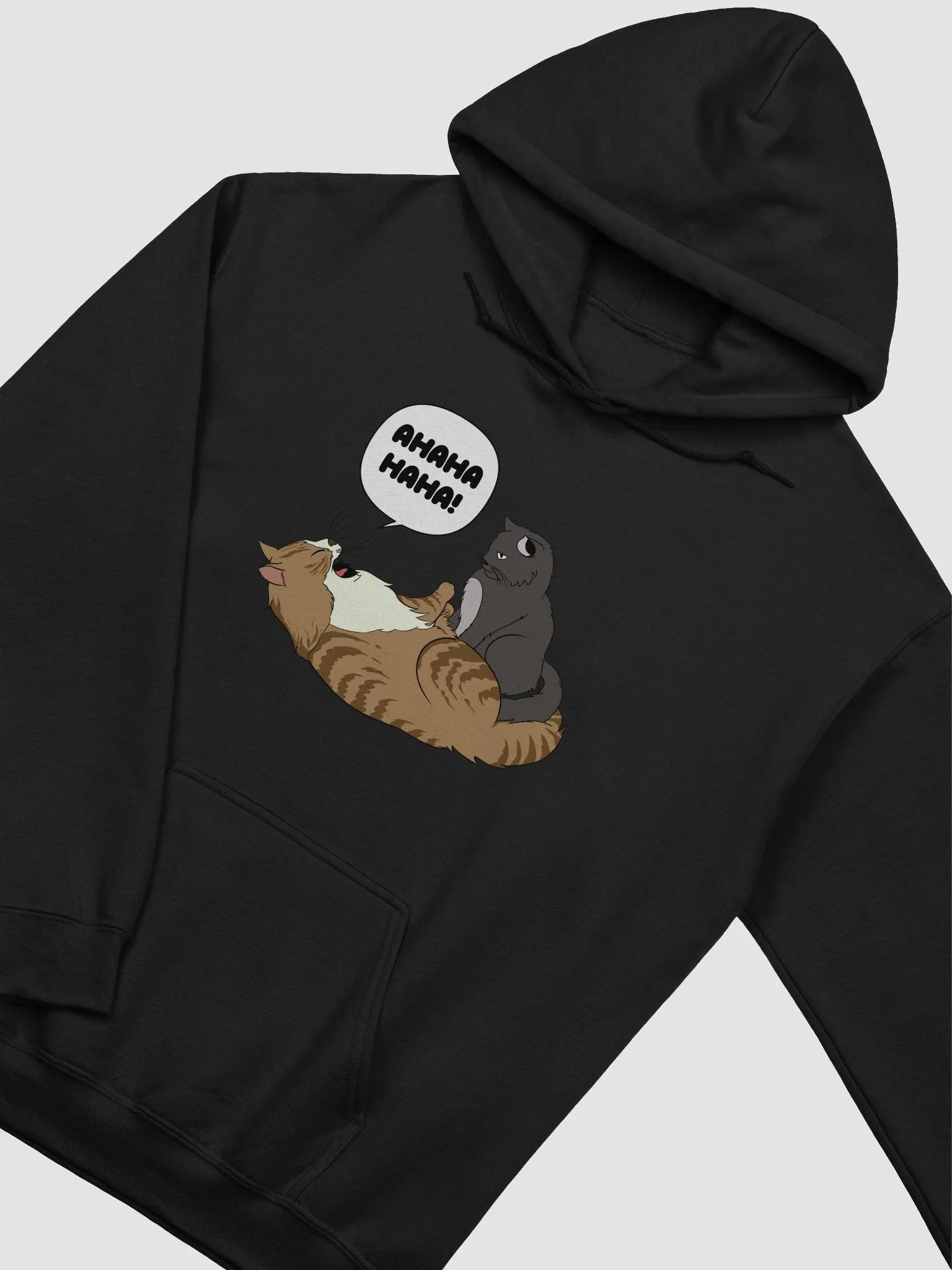 AHAHA Cat - Draw String Hoodie product image (2)