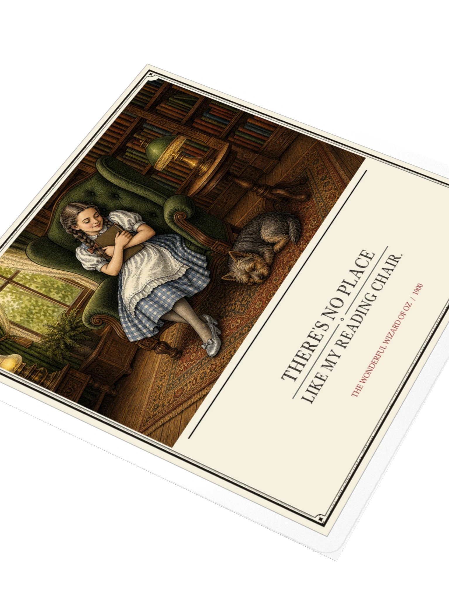 There S No Place Like Reading Chair -- The Wonderful Wizard of Oz Sticker product image (3)