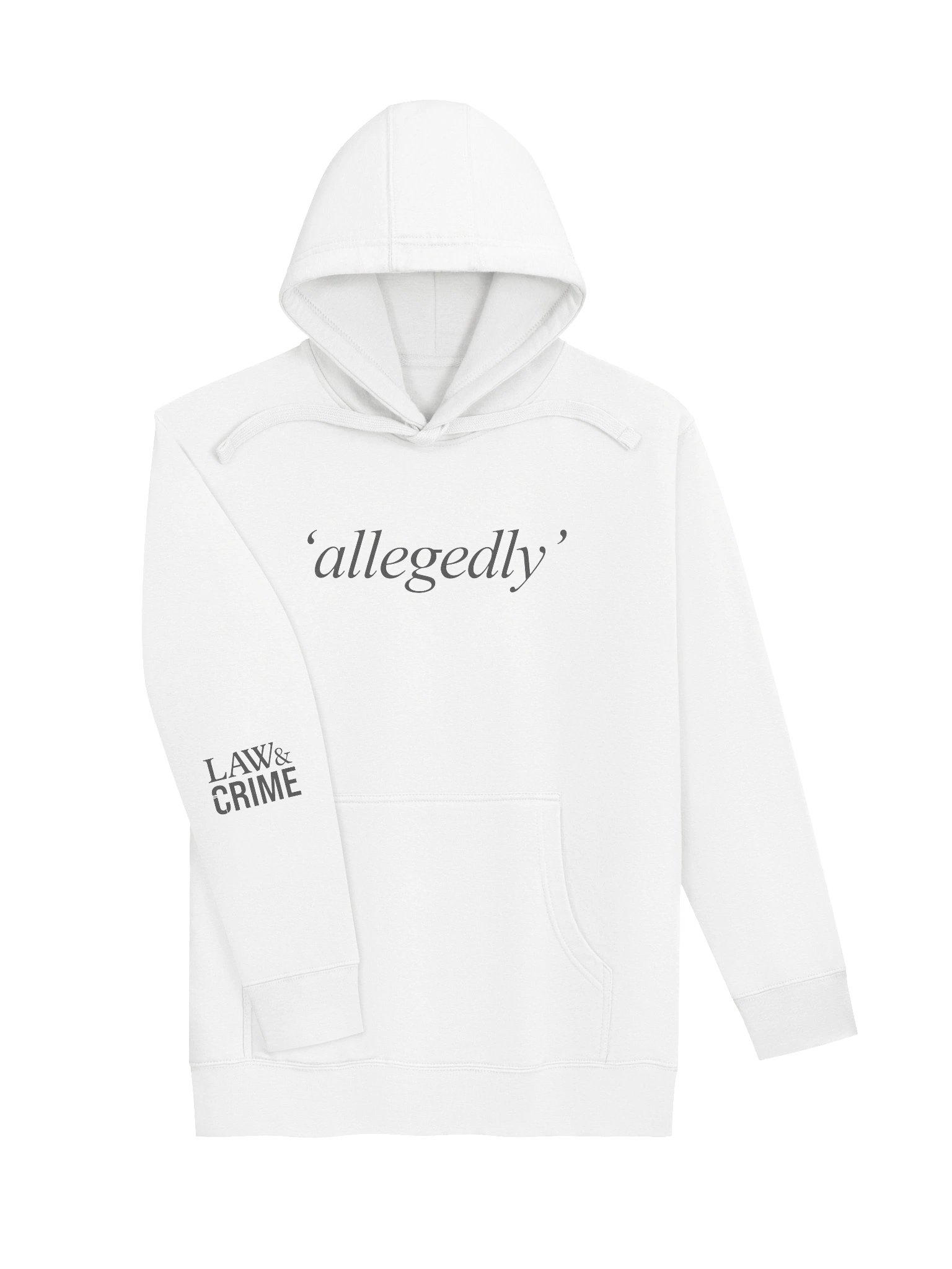 'allegedly' - Cotton-Blend Premium Unisex Hoodie product image (3)