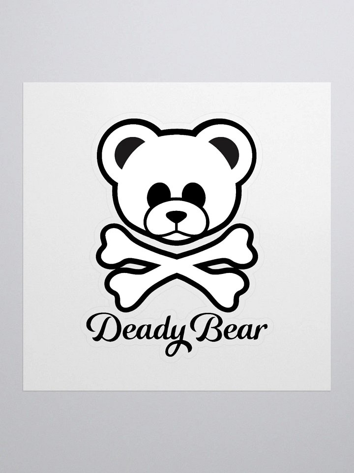 Cute & Edgy Deady Bear Kiss-Cut Stickers product image (1)