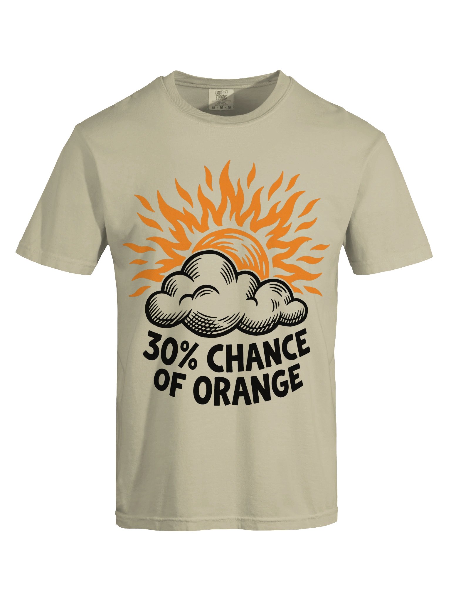 30% Chance of Orange Sunrise Tee product image (17)