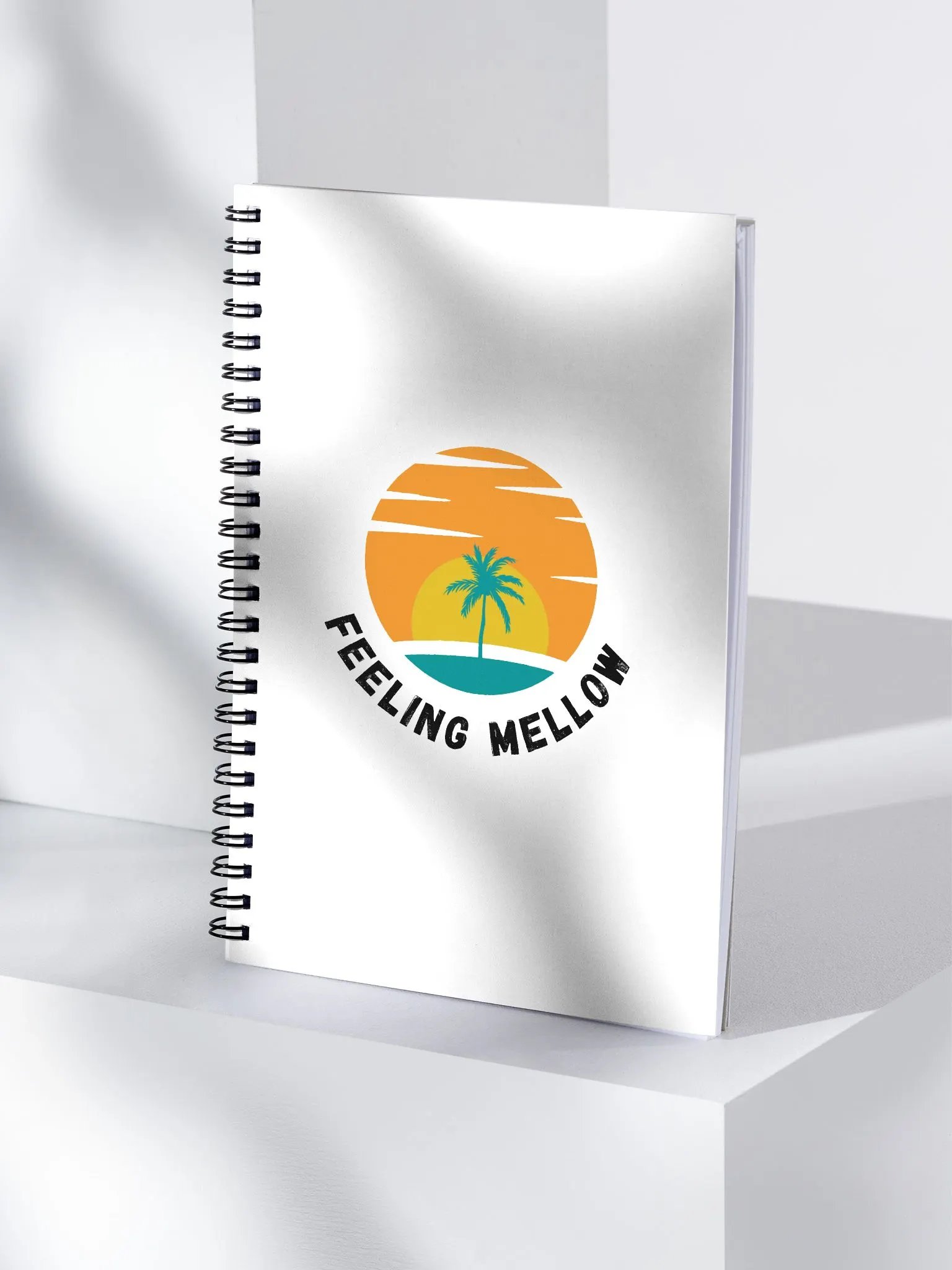 Feeling Mellow Sunset Spiral Notebook product image (4)