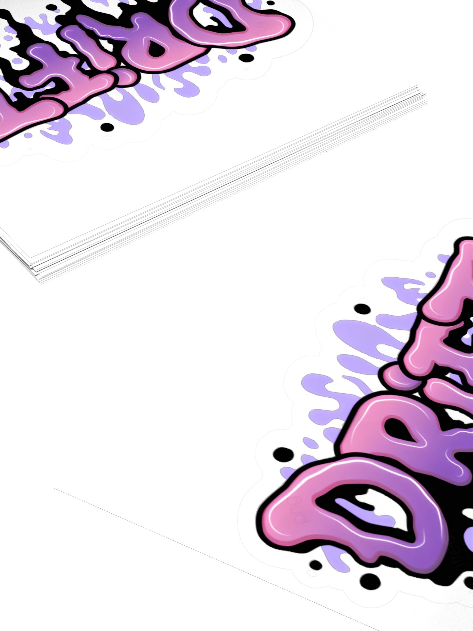 Psychedelic Meltdown Kiss Cut Stickers product image (12)