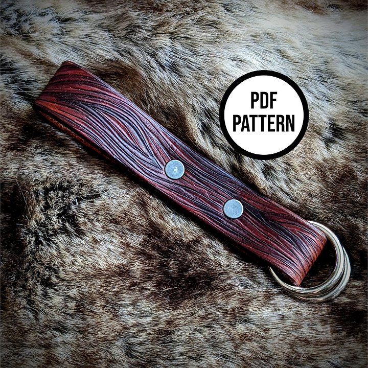Woodgrain Leather Skirt Hike - PDF Pattern for Leatherwork product image (2)
