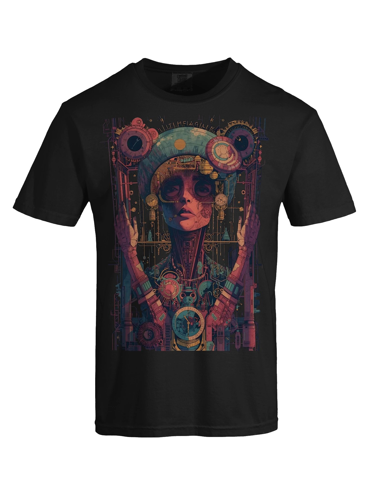 Bohemian Cyborg Girl Heavyweight T-Shirt product image (2)