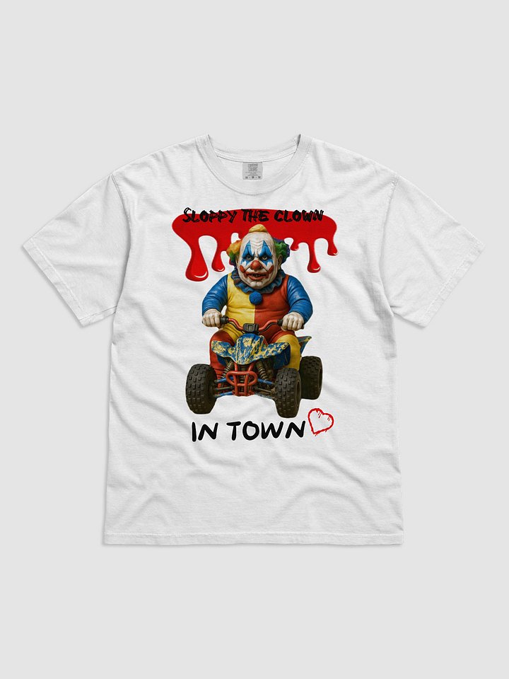 SLOPPY THE CLOWN T-SHIRT WHITE product image (1)