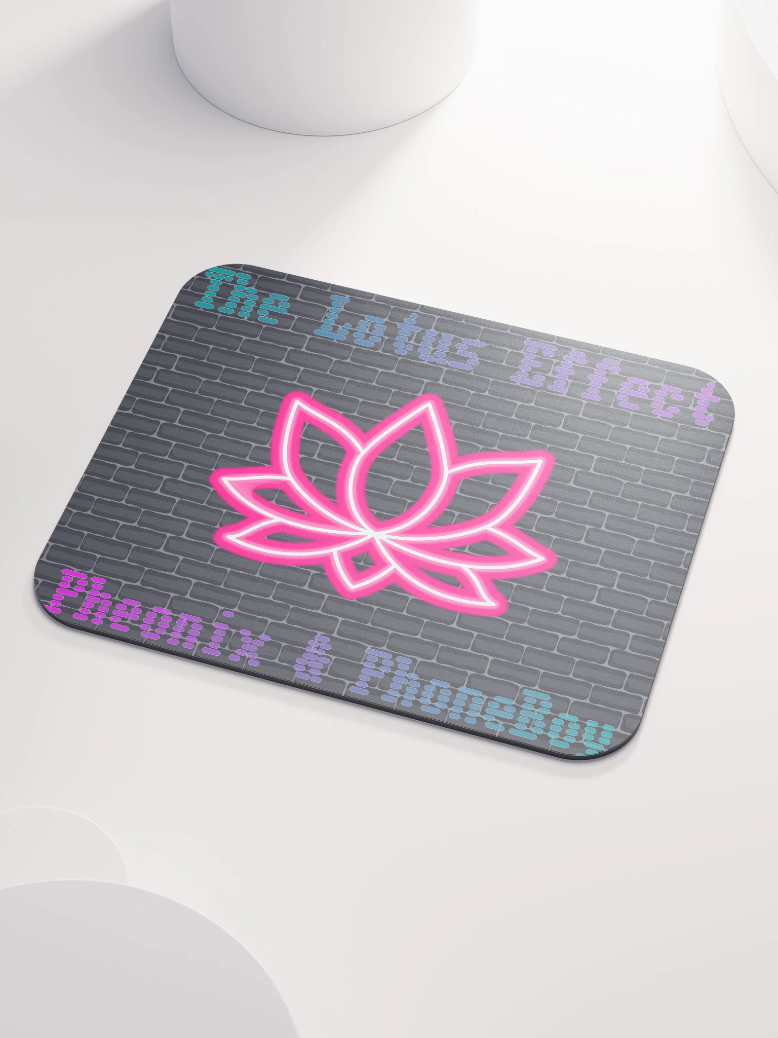 Lotus Efect Mouse Pad Black product image (3)