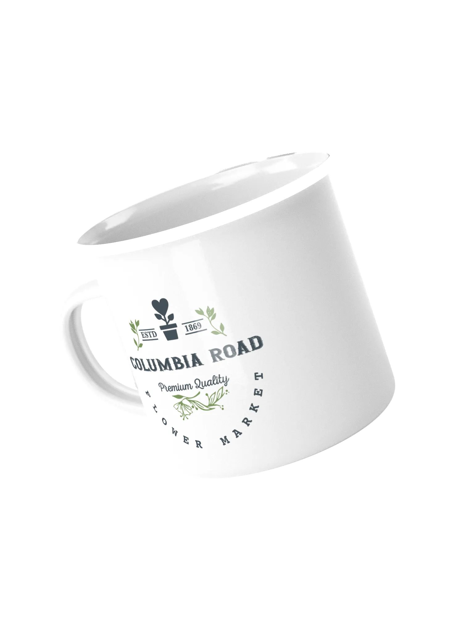 Columbia Road Market Enamel Mug (Floral) product image (4)