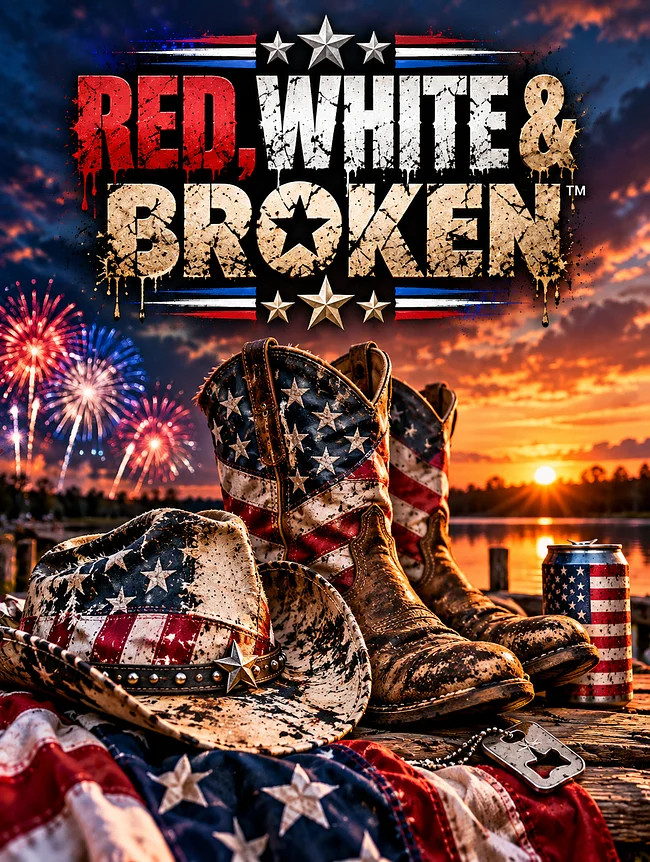 RED, WHITE &amp; BROKEN™ JULY  4TH