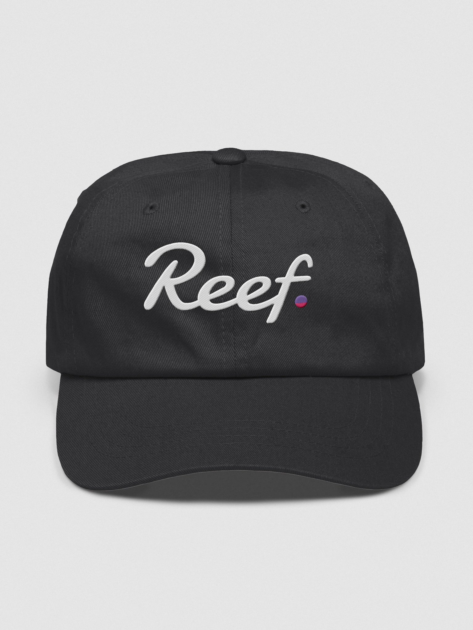 Reef White Logo Dad Hat product image (1)