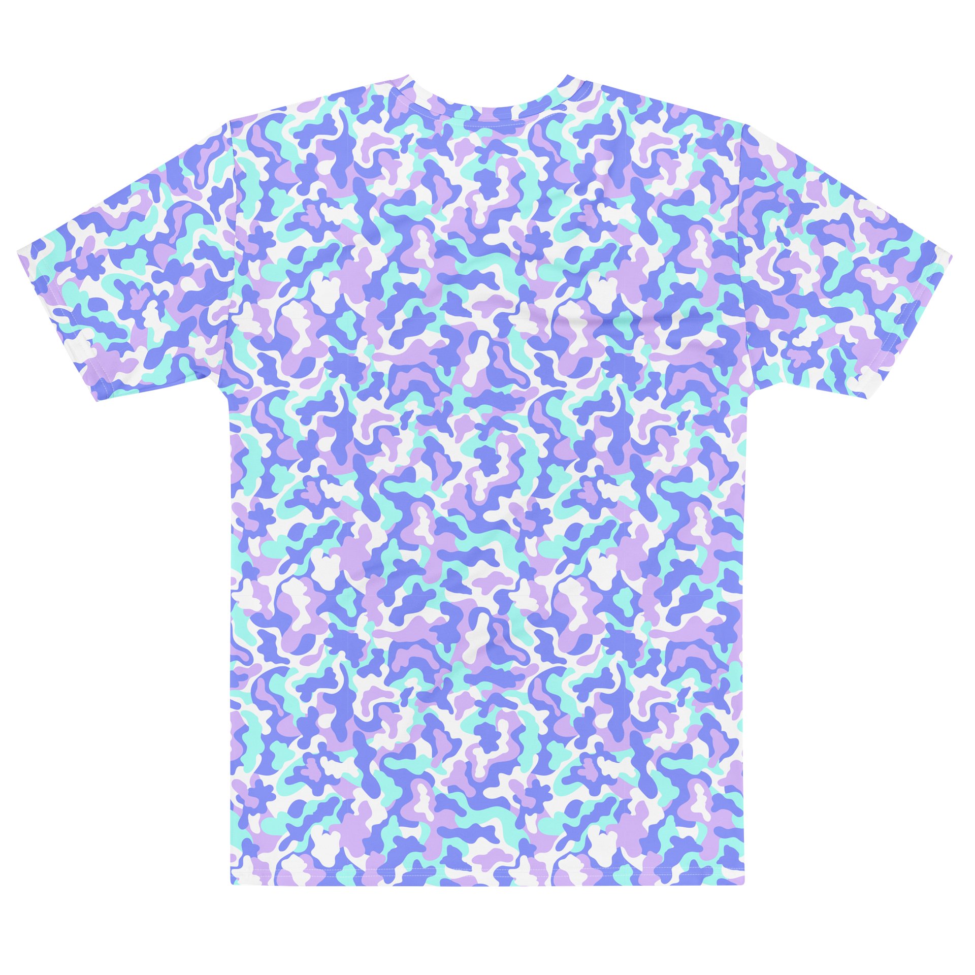 Colorful Camouflage Men’s Crew Neck T-Shirt product image (2)
