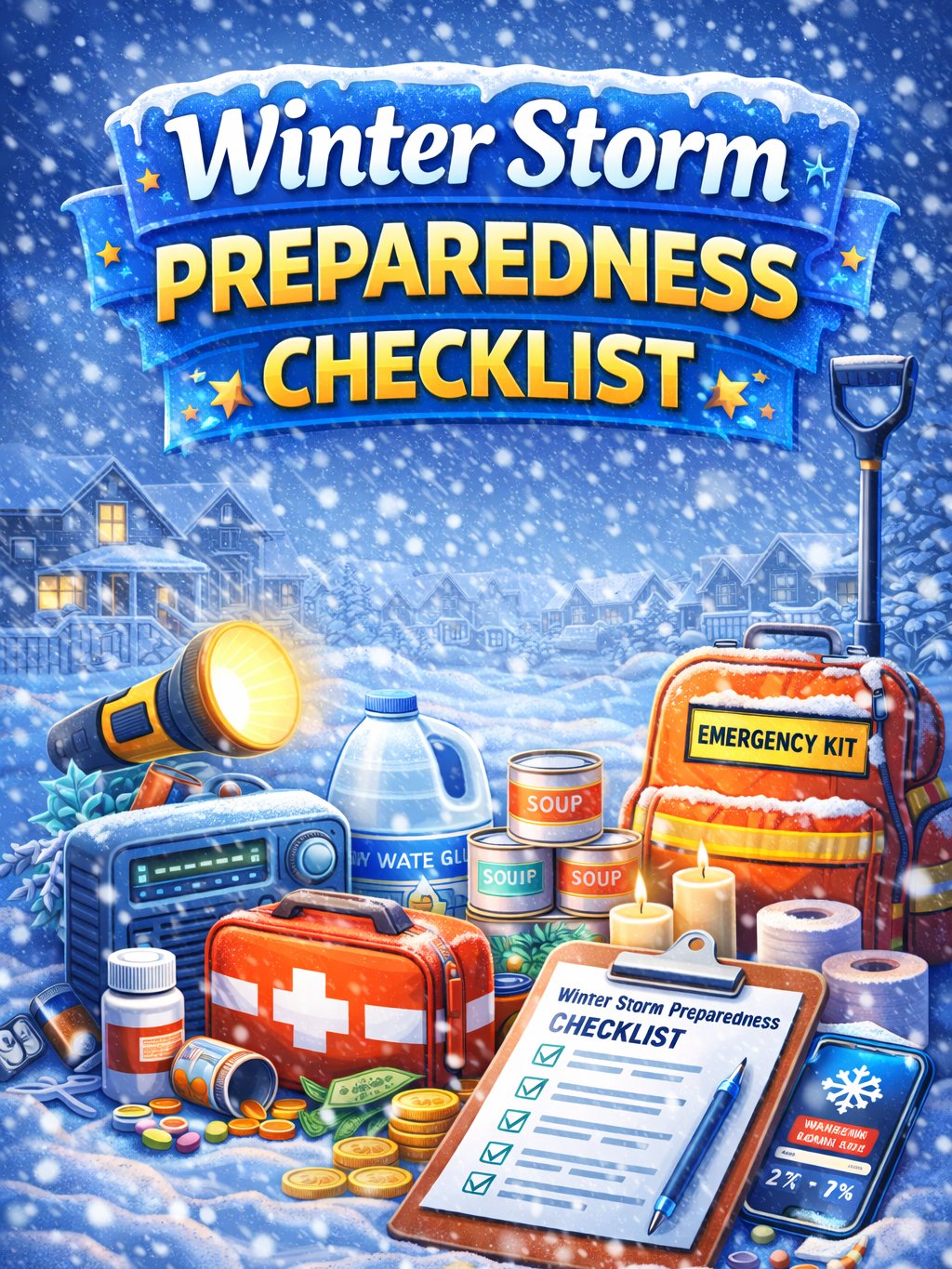 Winter Storm Preparedness Checklist product image (1)