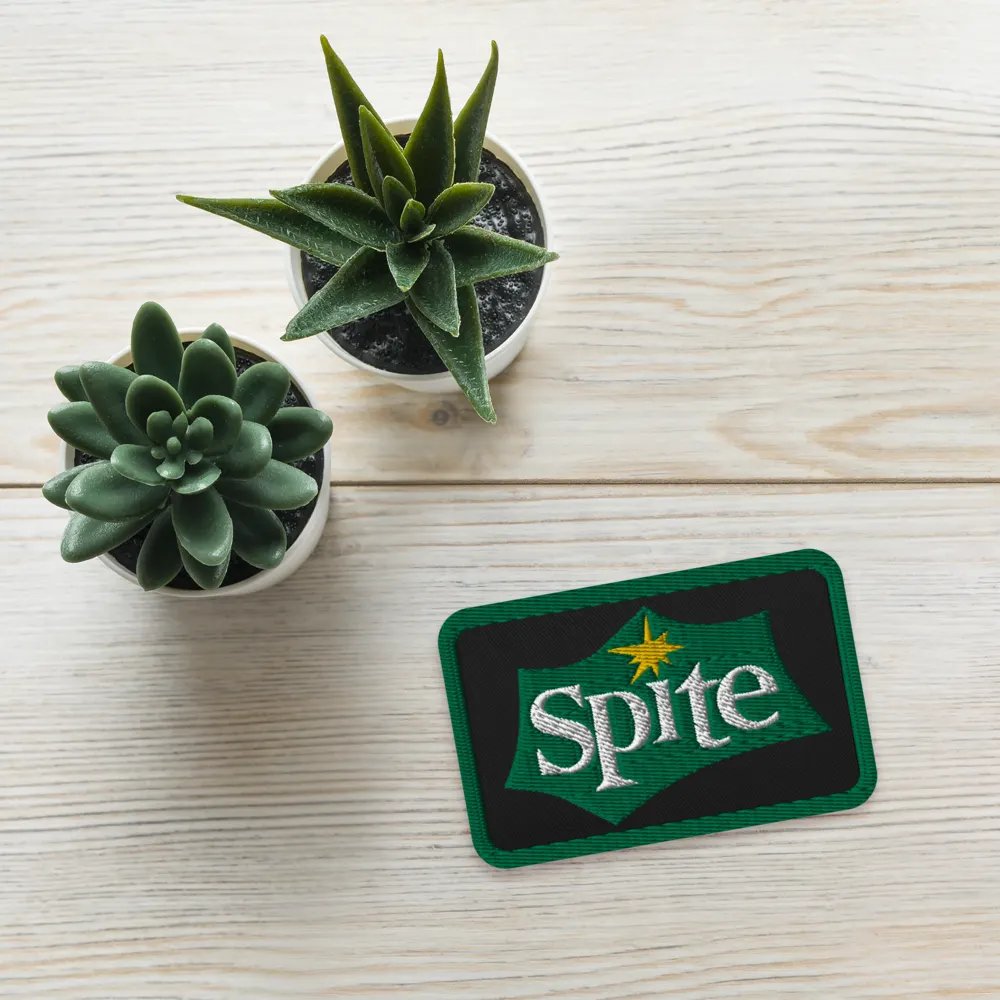Fuelled by Spite - Embroidered Patch product image (4)
