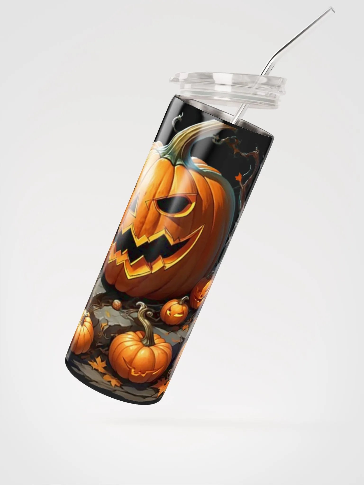 Grumpy Pumking Steel Tumbler product image (2)
