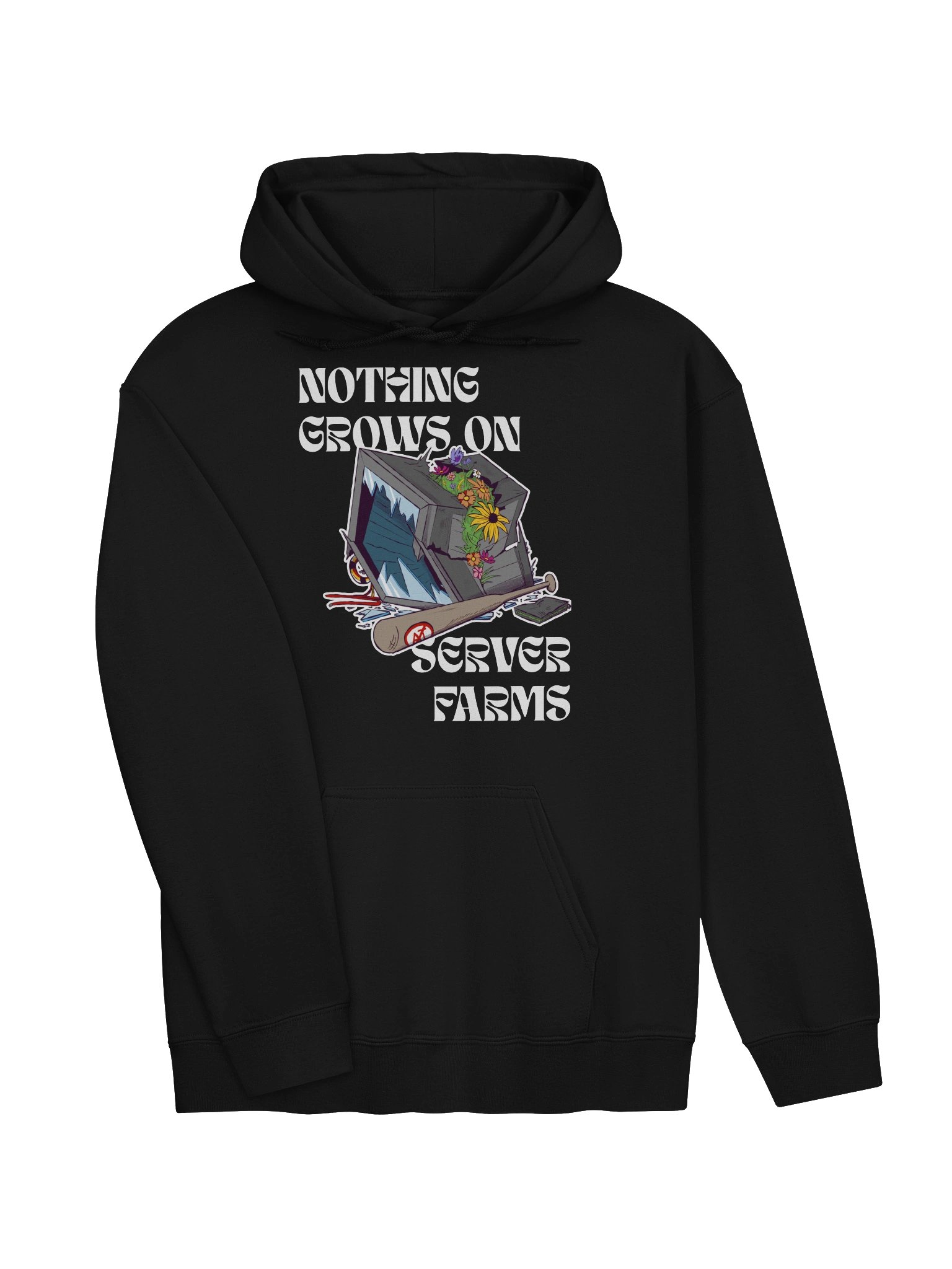 Nothing Grows on Server Farms Hoodie product image (14)