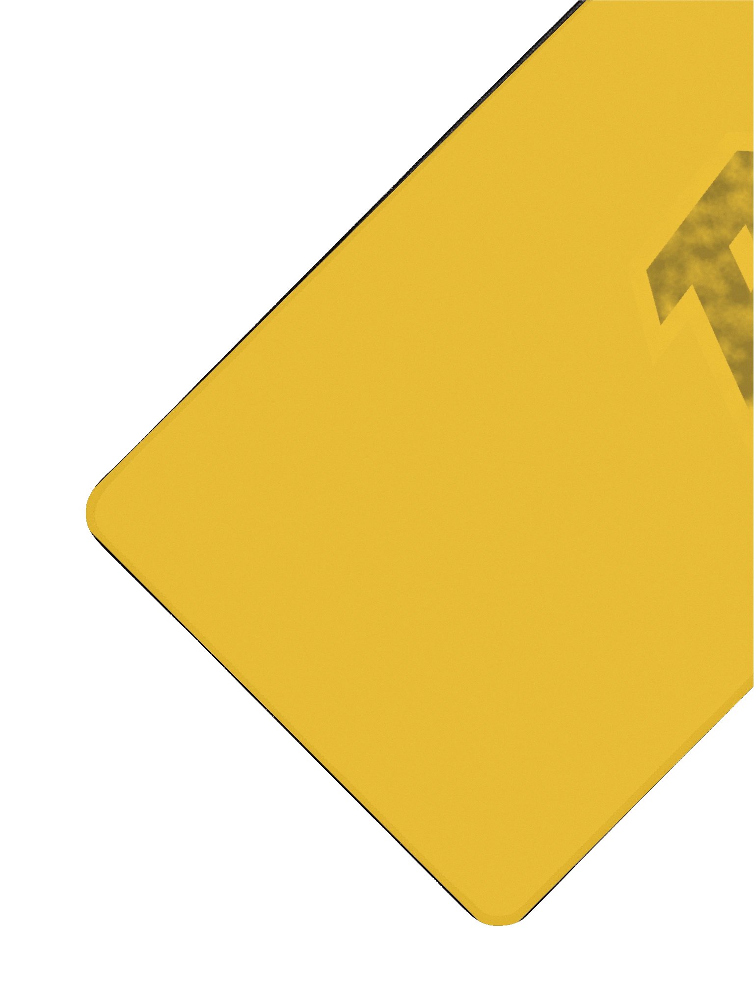 Mousepad Logo Bootpads Desgastado Deskmat Amarillo product image (2)