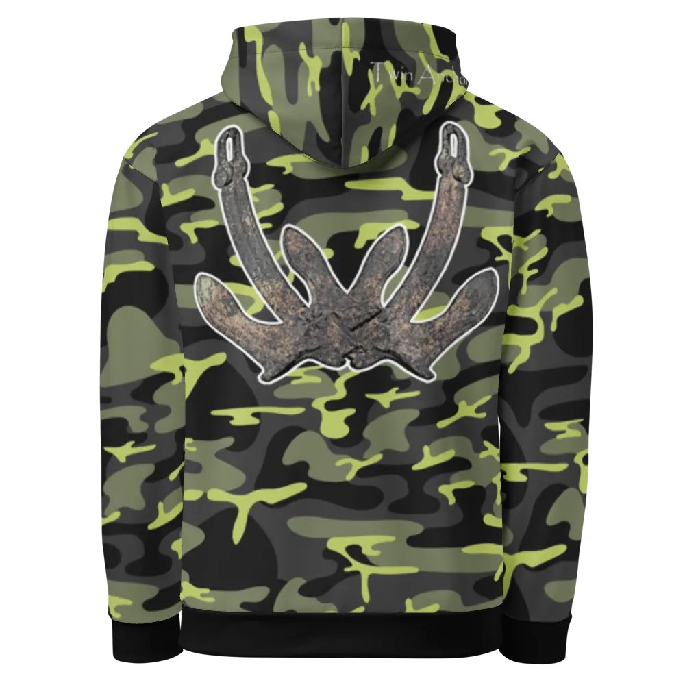 2 Anchor (Green Camouflage) – Performance Marine Wear | Twin Anchor Apparel North Current Line product image (1)