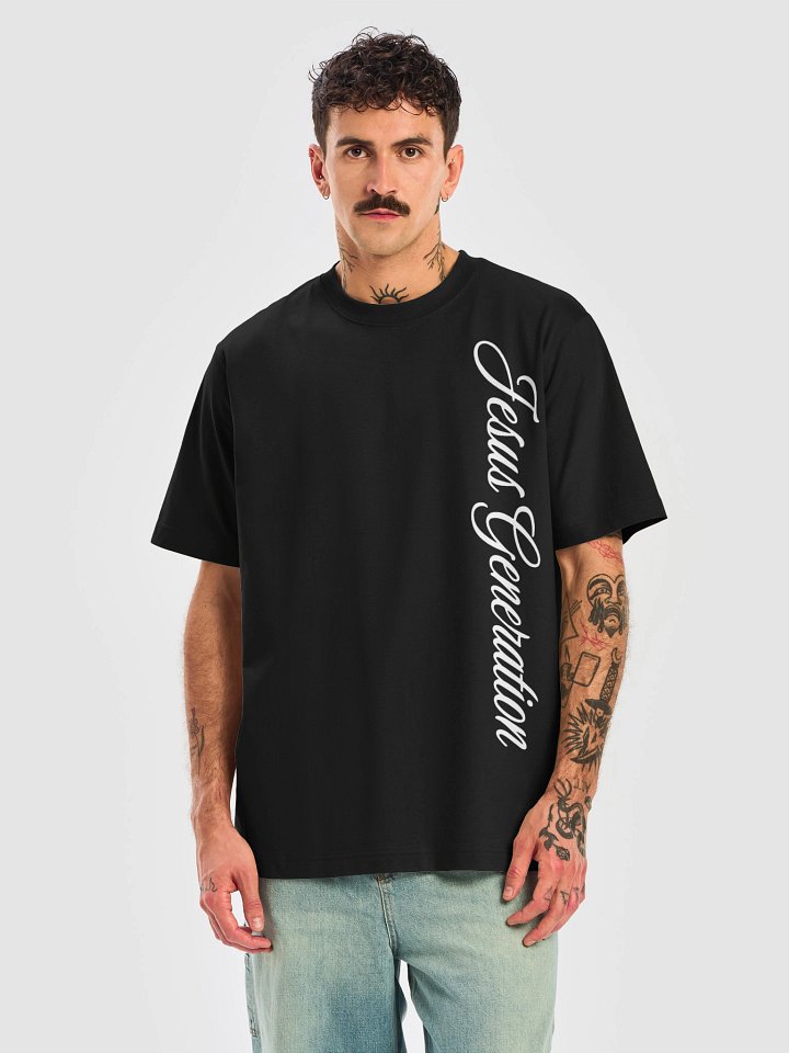 jesus gen cursive tee product image (1)