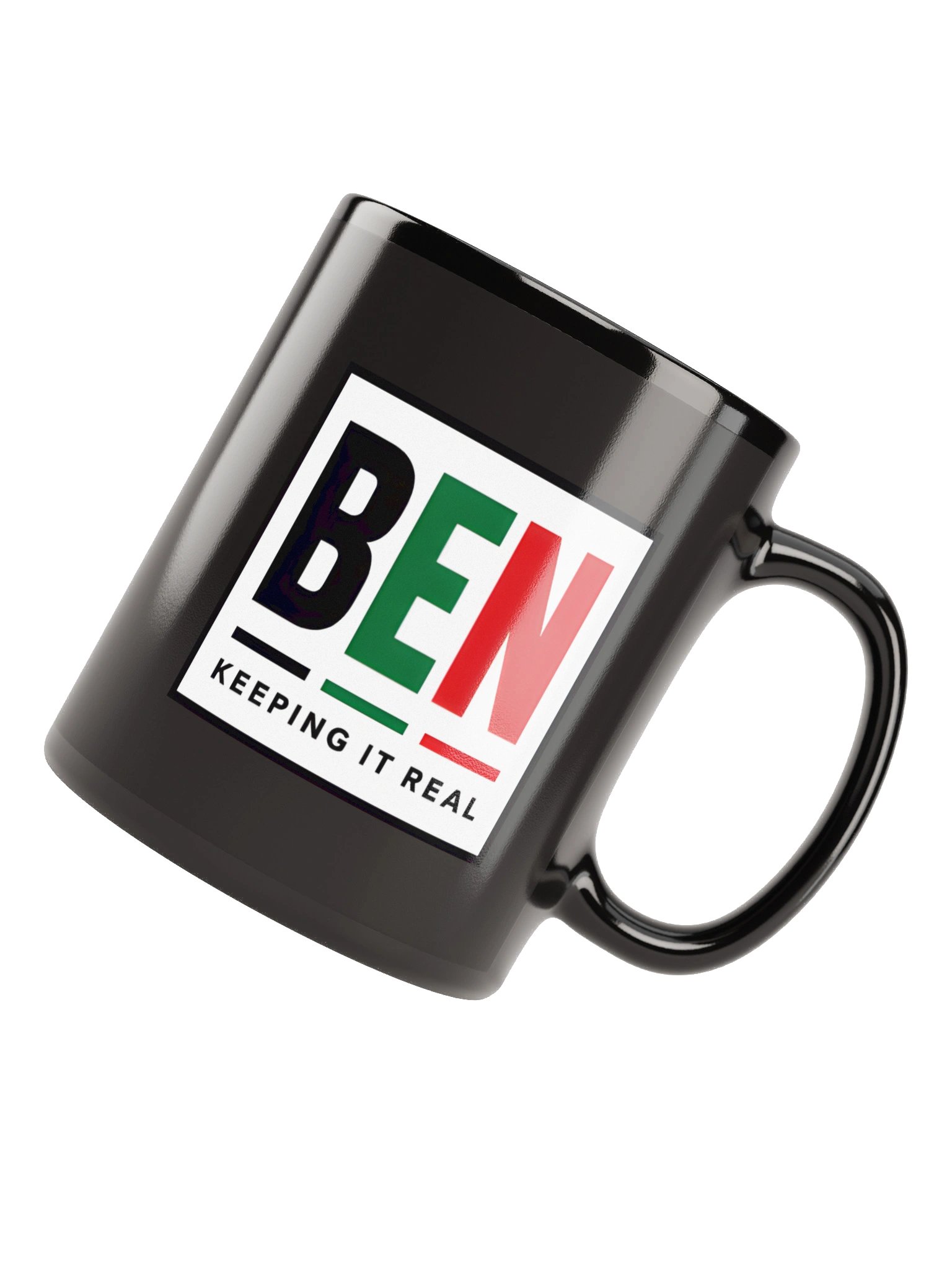 BEN Keeping It Real Black Mug product image (12)