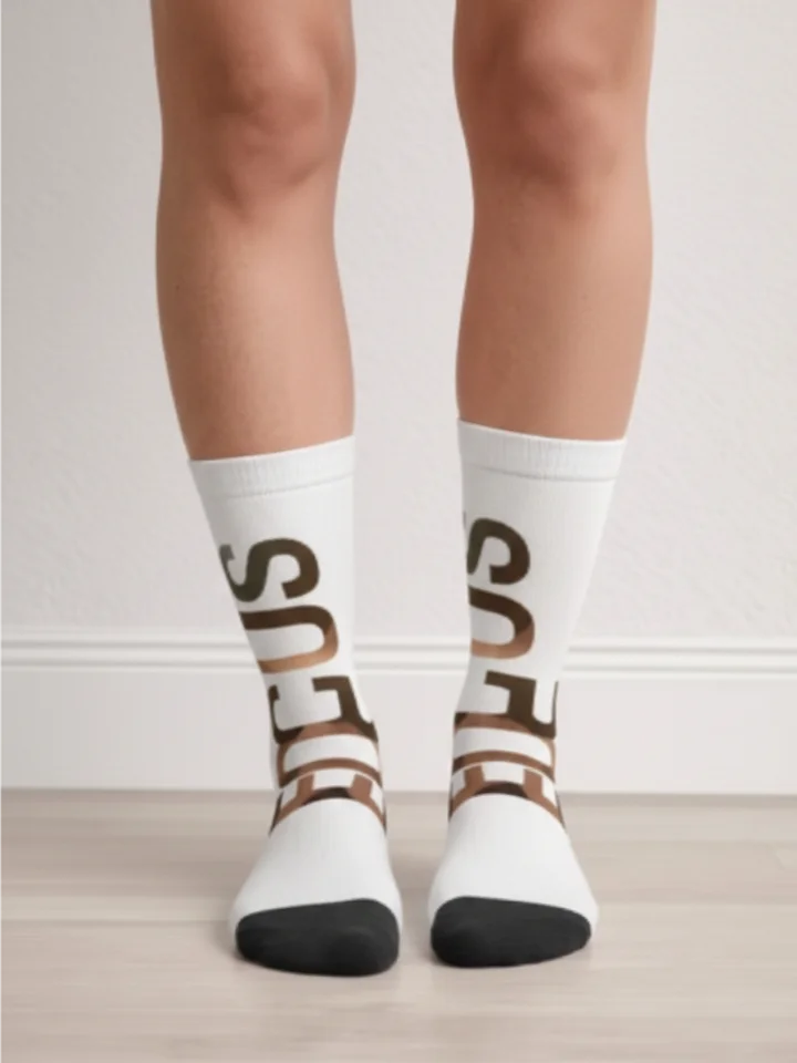 Nature-Inspired Focus Crew Socks product image (2)