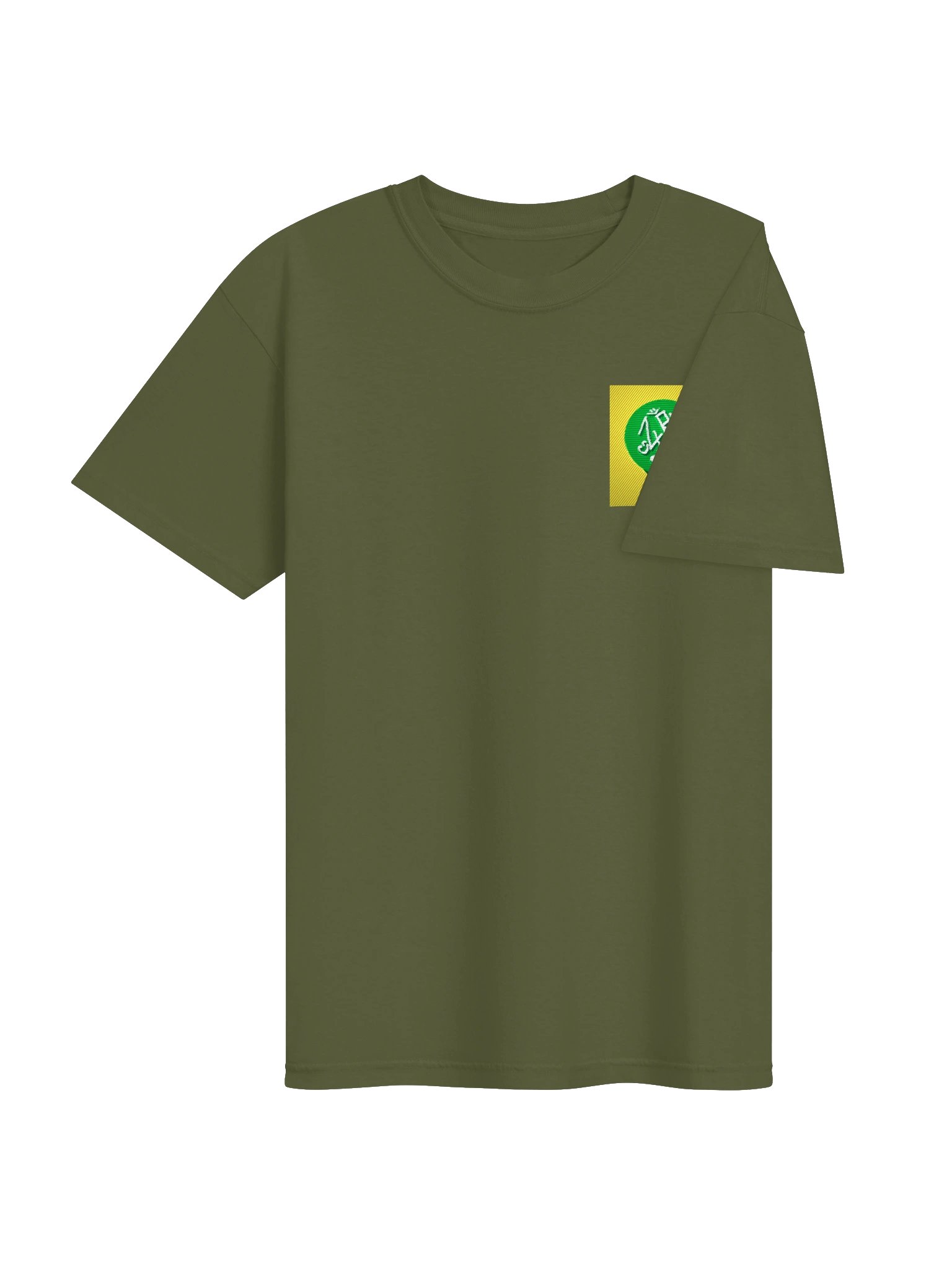 ZURC LOGO Yellow+Green Embroidered/Printed Tee product image (100)
