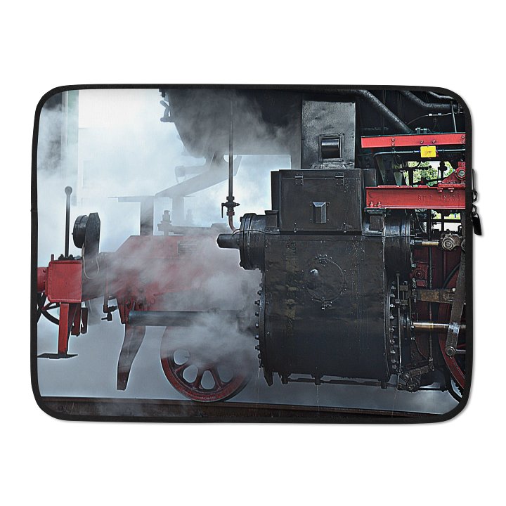 Laptop sleeve - Steam locomotive cutout product image (2)