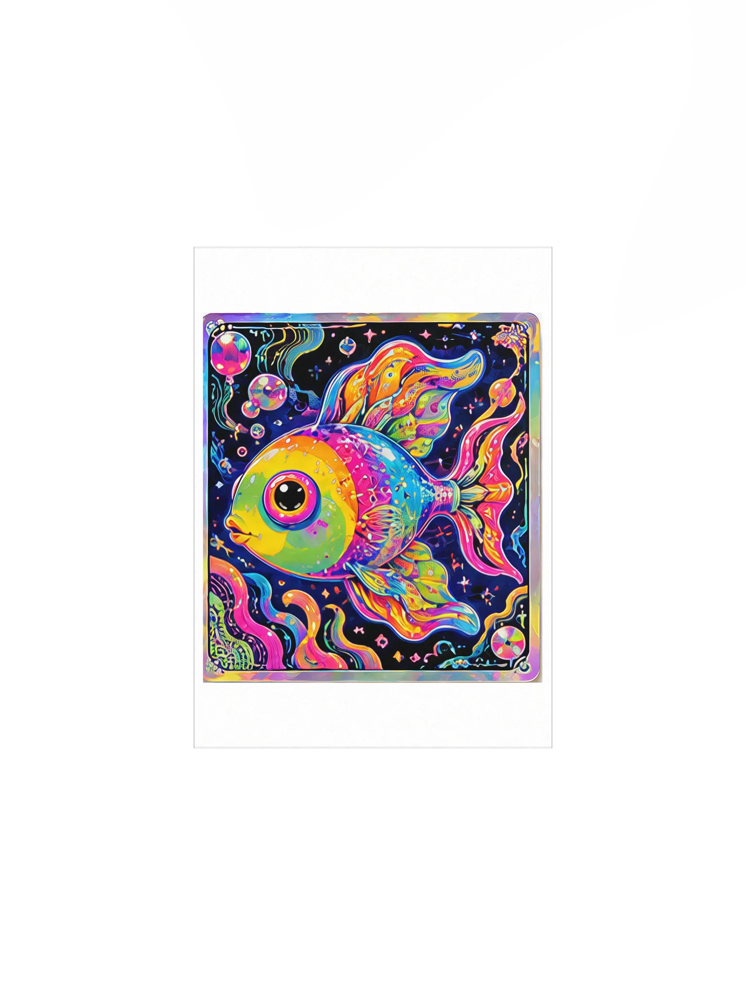Rainbow Fish Matte Poster product image (1)