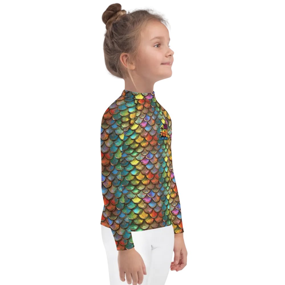 Wild Dragon Scale Kids Rash Guard #2 product image (6)