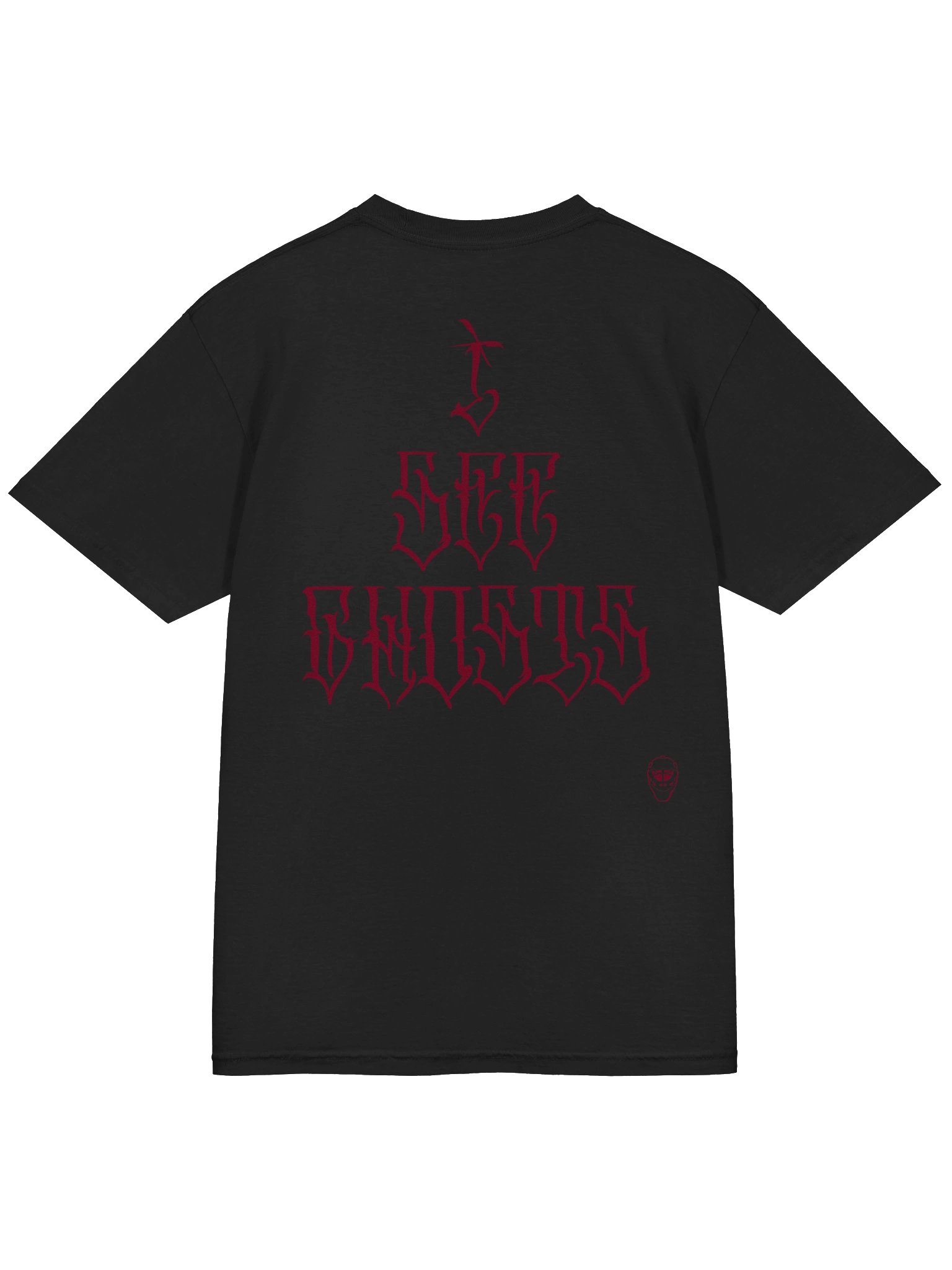 I SEE GHOSTS Burgundy Tee product image (4)
