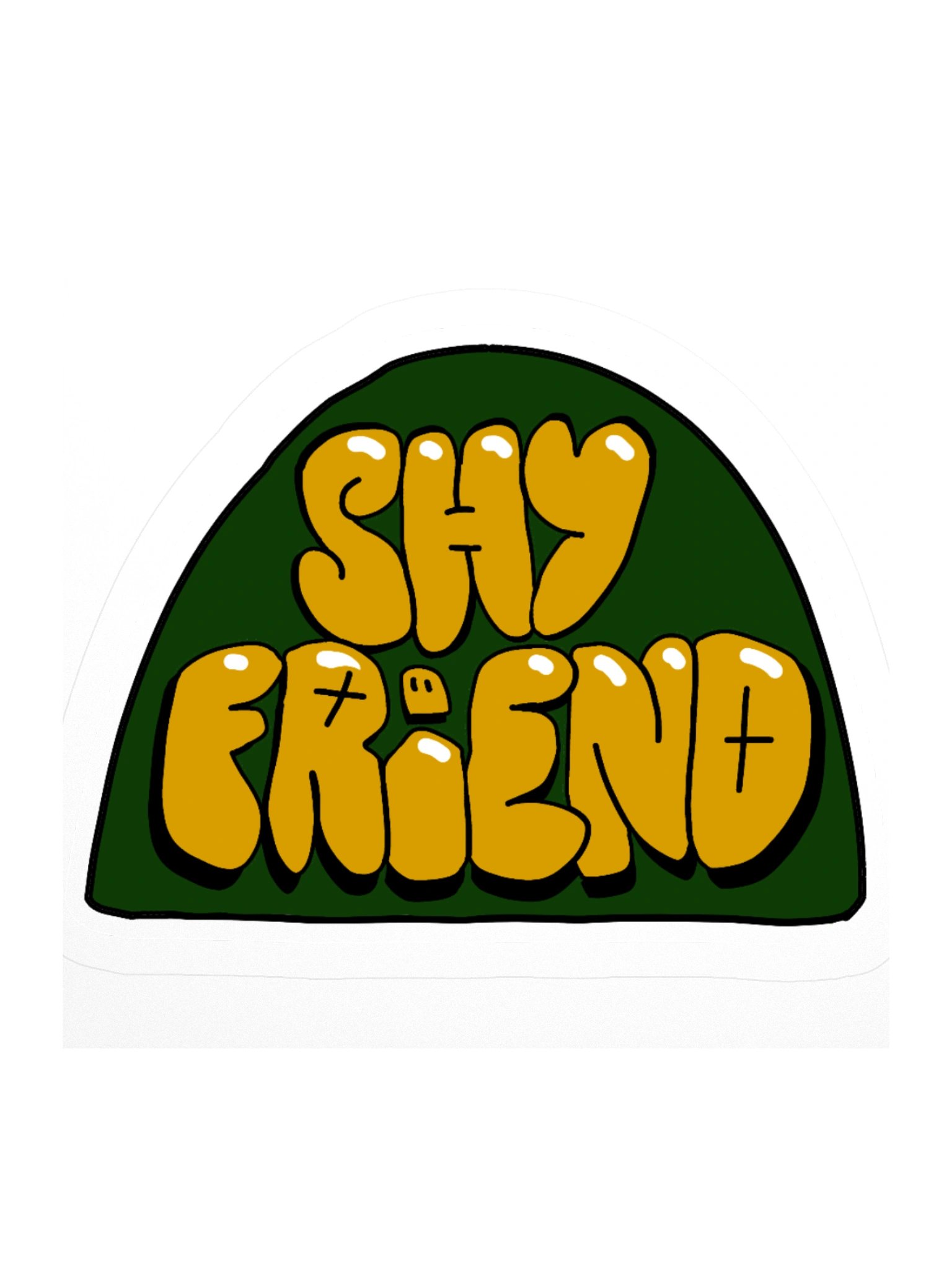 SHY FRiEND logo sticker product image (3)