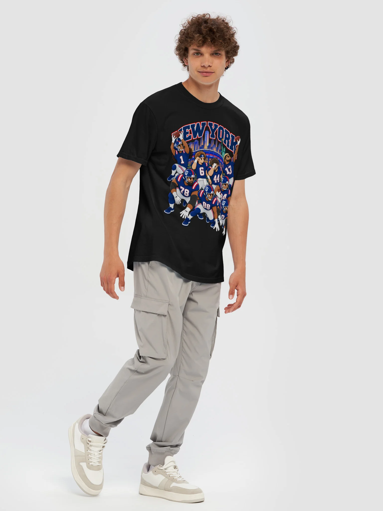 New York Football (Blue) 2026 Animated Player T-Shirt product image (26)