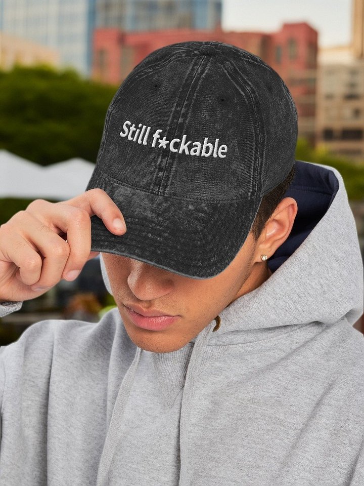 Urgers Still f*ckable Denim Hat product image (2)