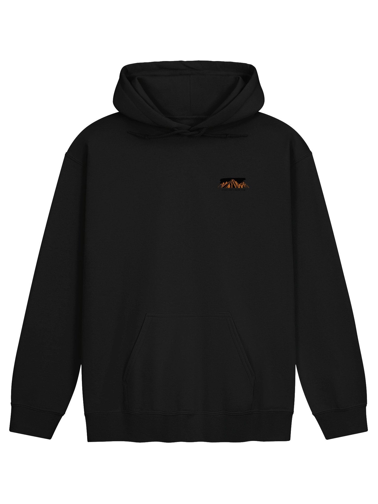 Minimalist Mountain Sunset Hoodie | Outdoor & Nature Adventure Graphic Sweatshirt product image (5)