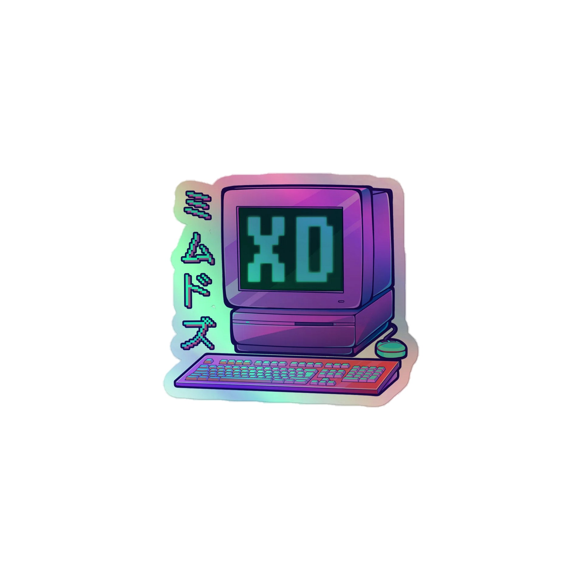 Holographic Memedows XD Sticker product image (1)