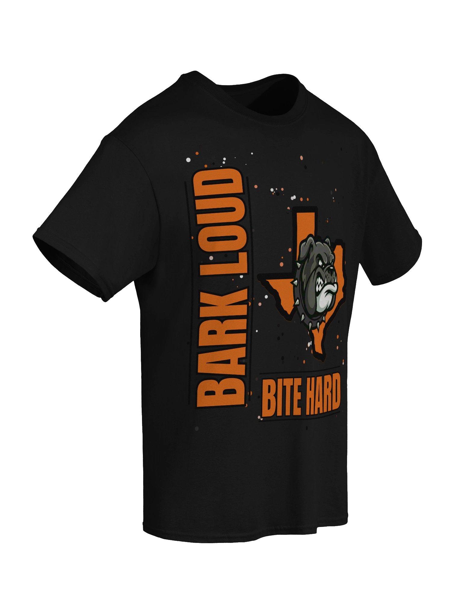 Bark Loud Spirit Tee - Black on Orange [READ DESCRIPTION FOR CUSTOMIZATION] product image (59)
