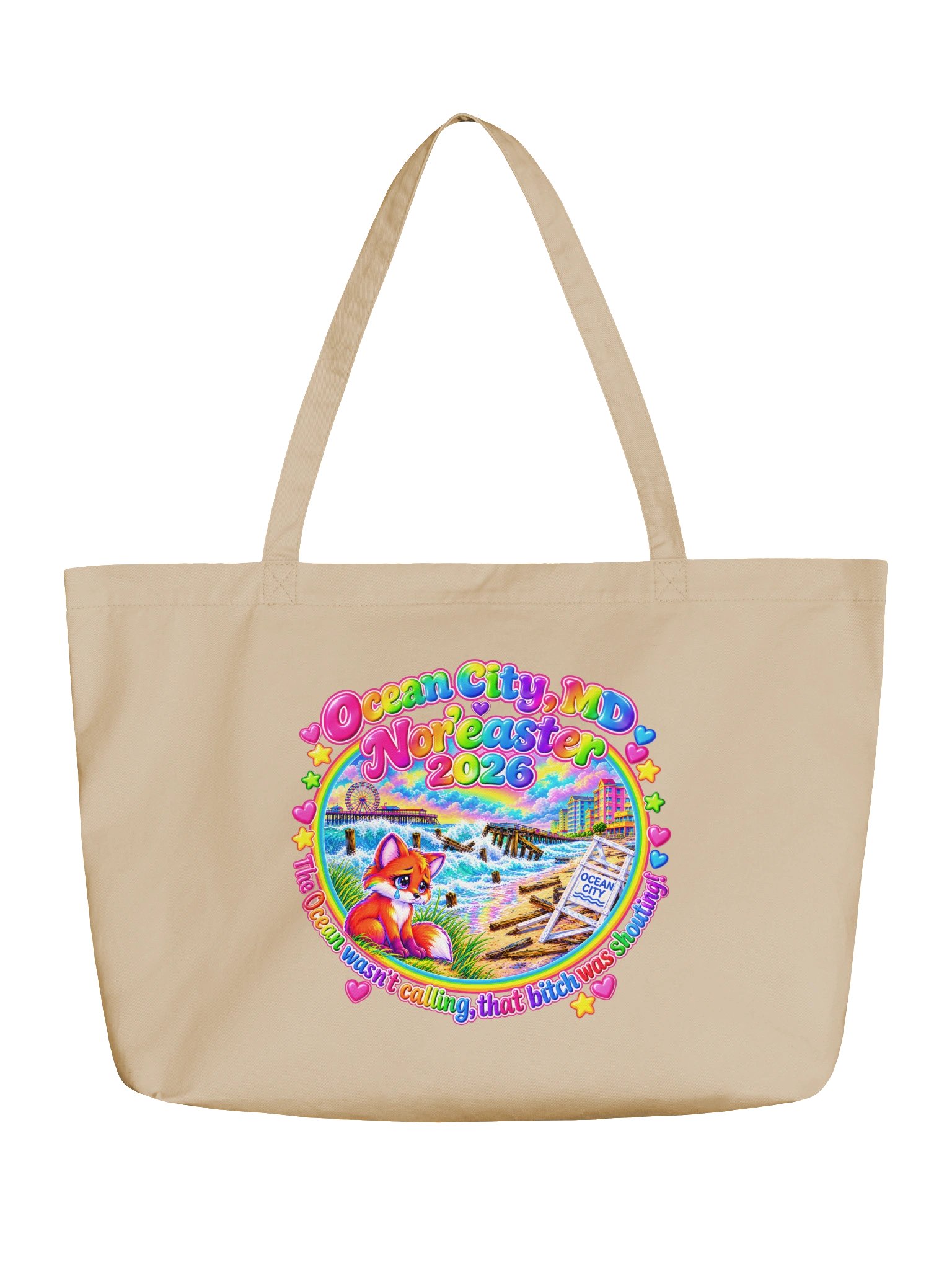 2026 Ocean City, MD Nor'easter Tote Bag product image (1)