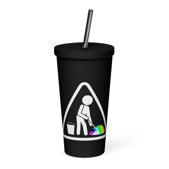 Rainbow Spill Tumbler With Straw product image (1)