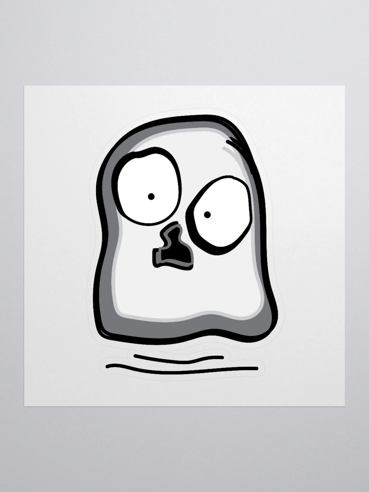 Boo Hoo Ghost Sticker | Smash Fortune Teller