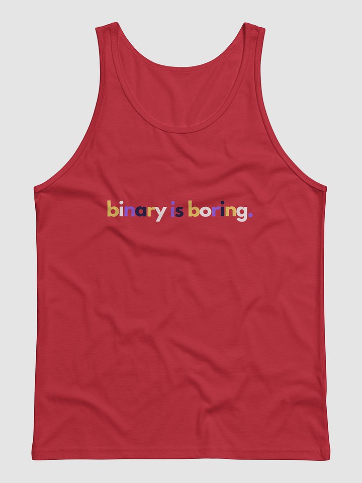 Binary Is Boring Tank product image (1)