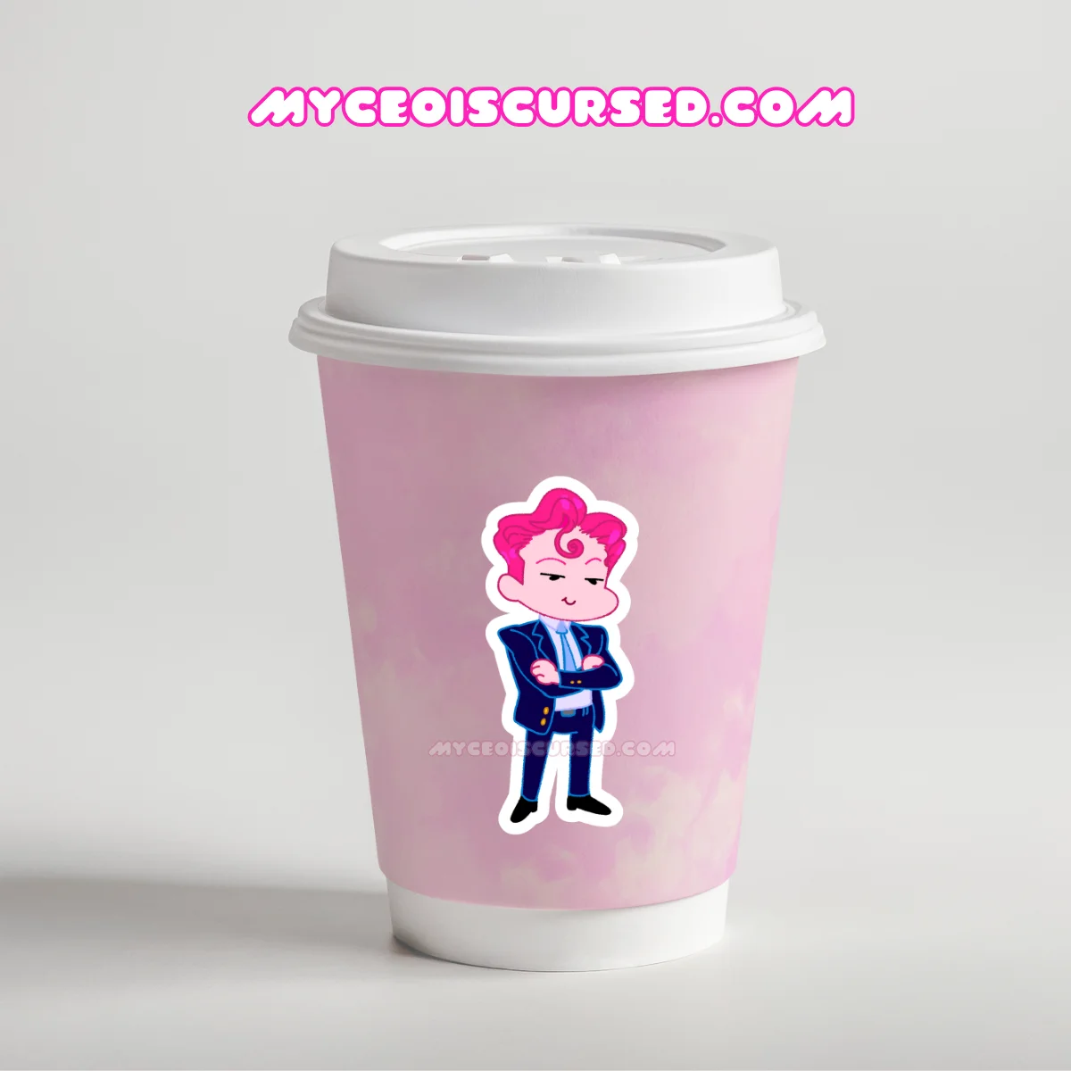 Cursed CEO - Glossy Sticker 💗 product image (4)