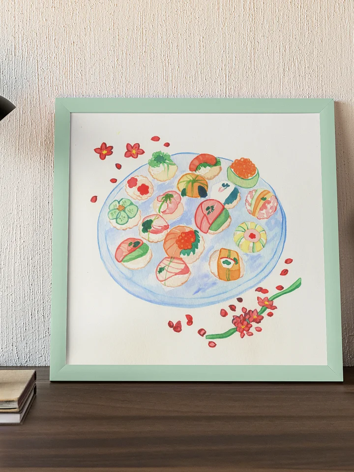 Plate Of Sushi Art Print product image (1)
