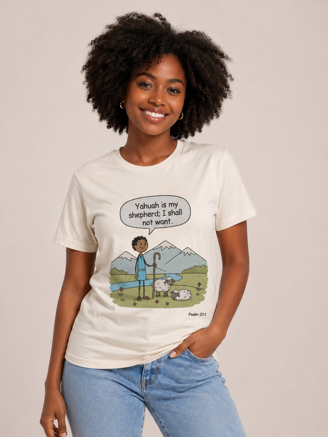 Psalm 23 Shepherd Women's Relaxed-fit T-Shirt product image (1)