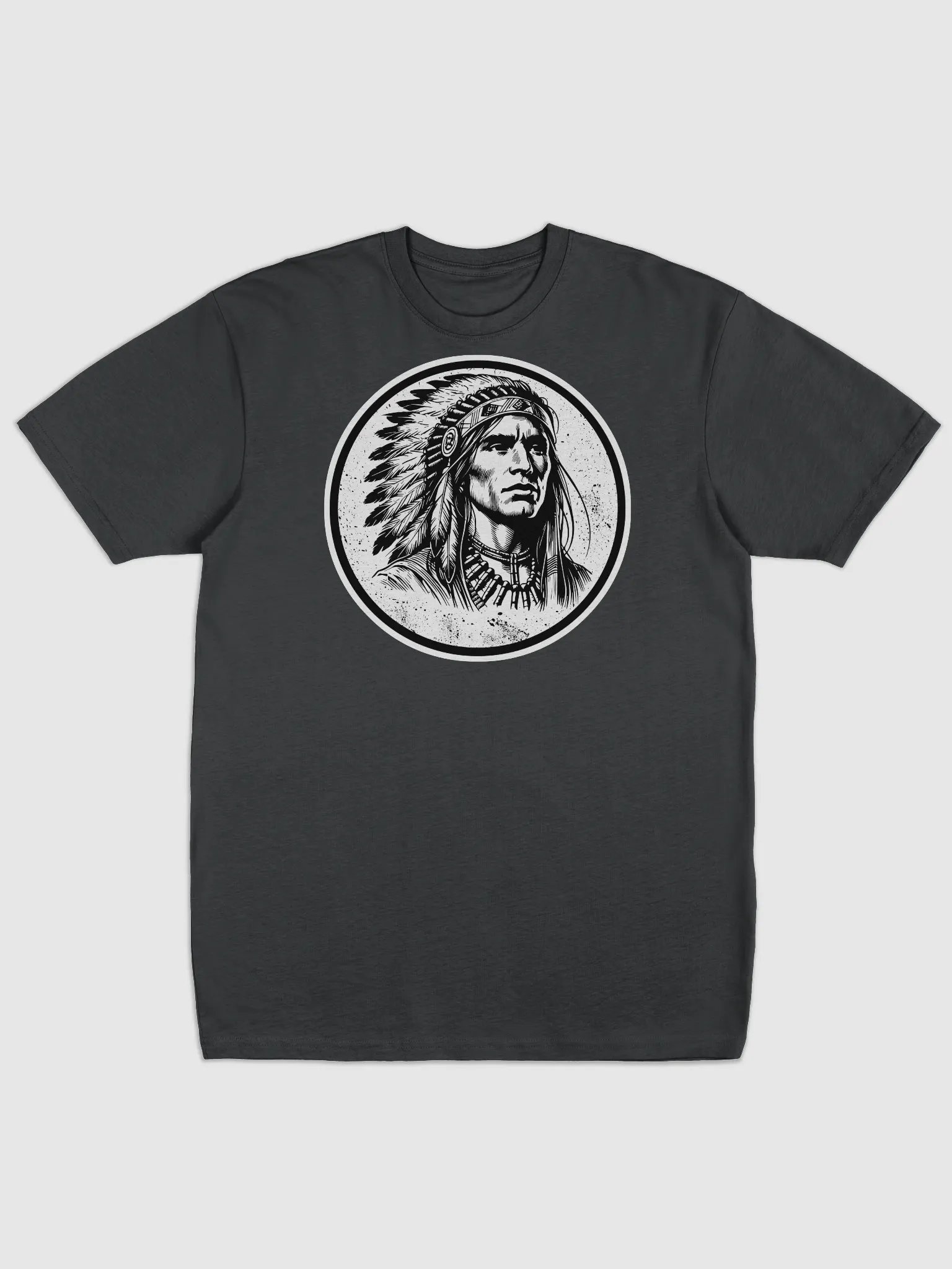 Feathered Headdress Portrait Tee product image (1)