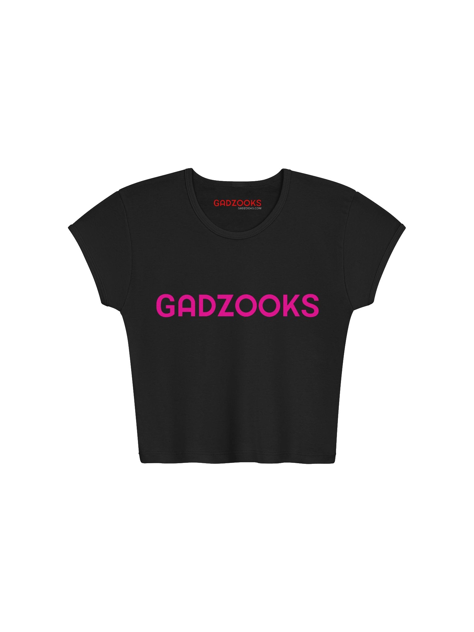 Gadzooks Logo Baby Tee in Pink product image (1)
