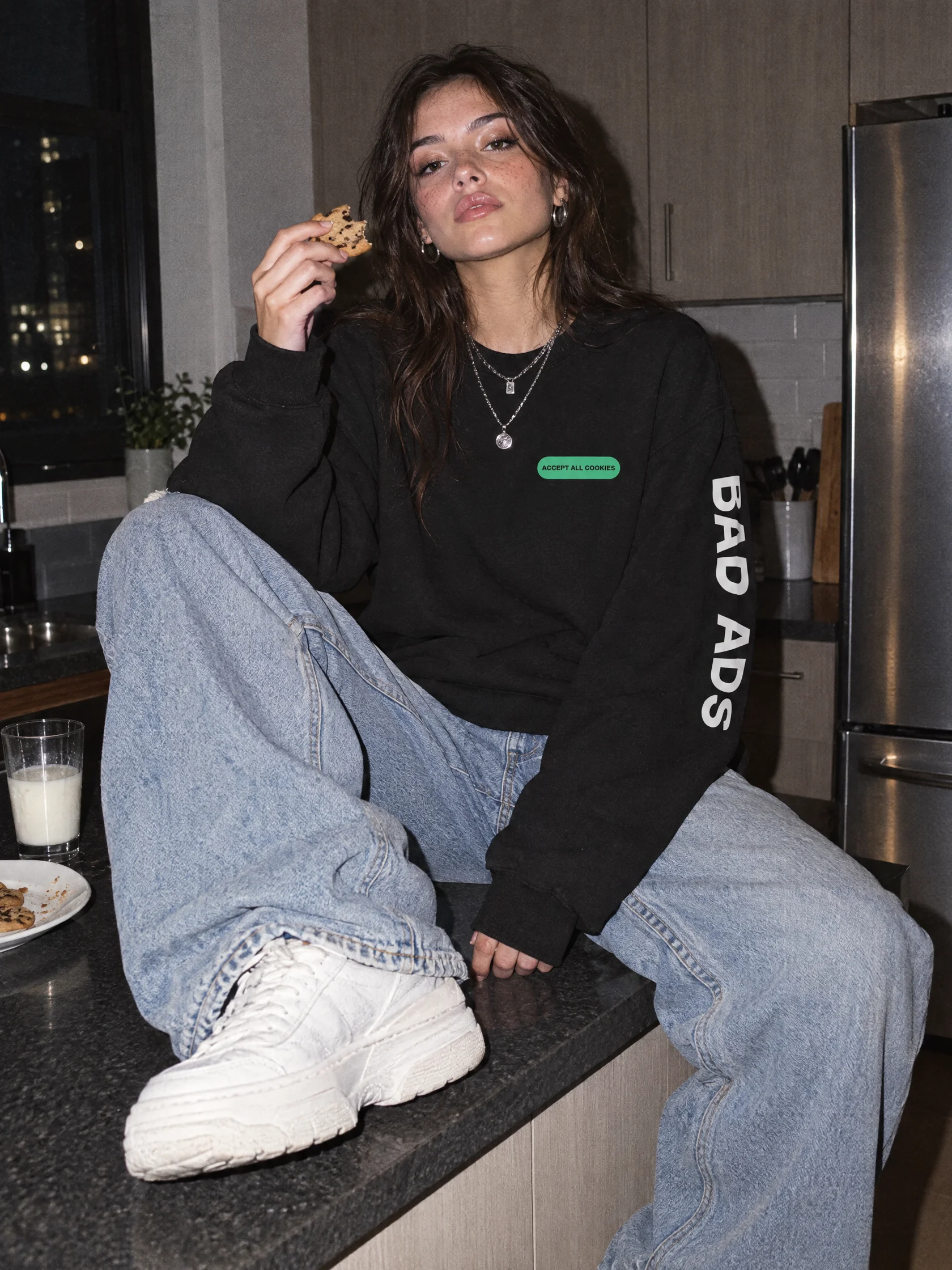 Accept All Cookies Crewneck product image (1)