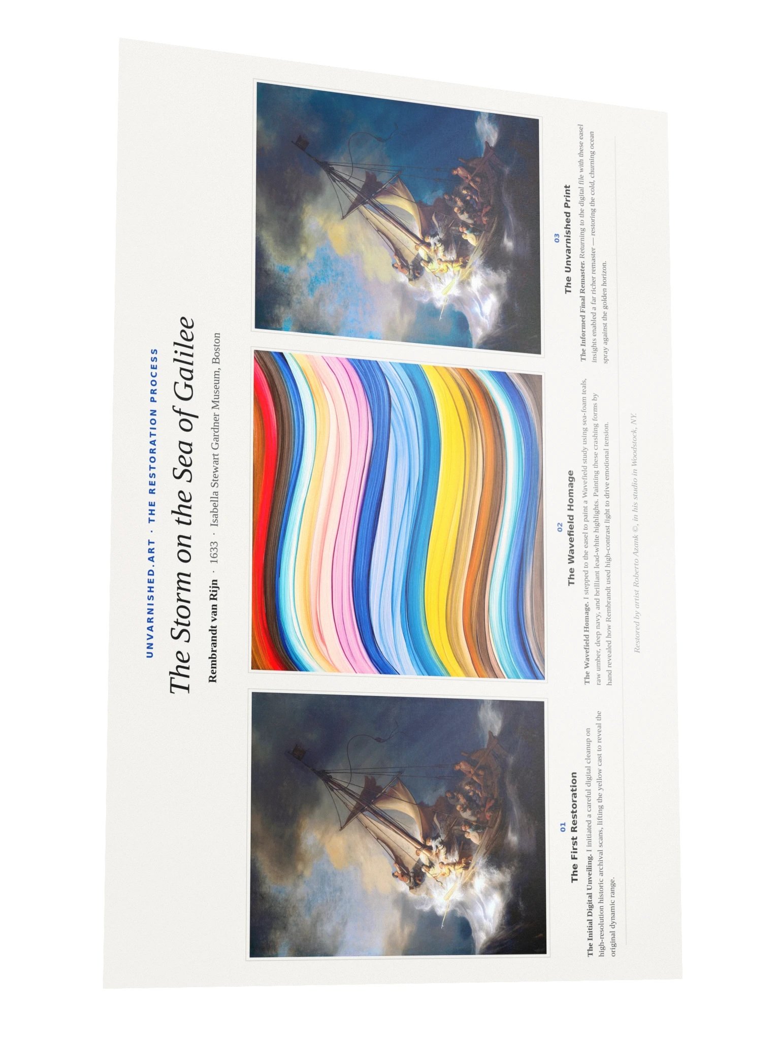 The Storm on the Sea of Galilee — Process Poster product image (3)