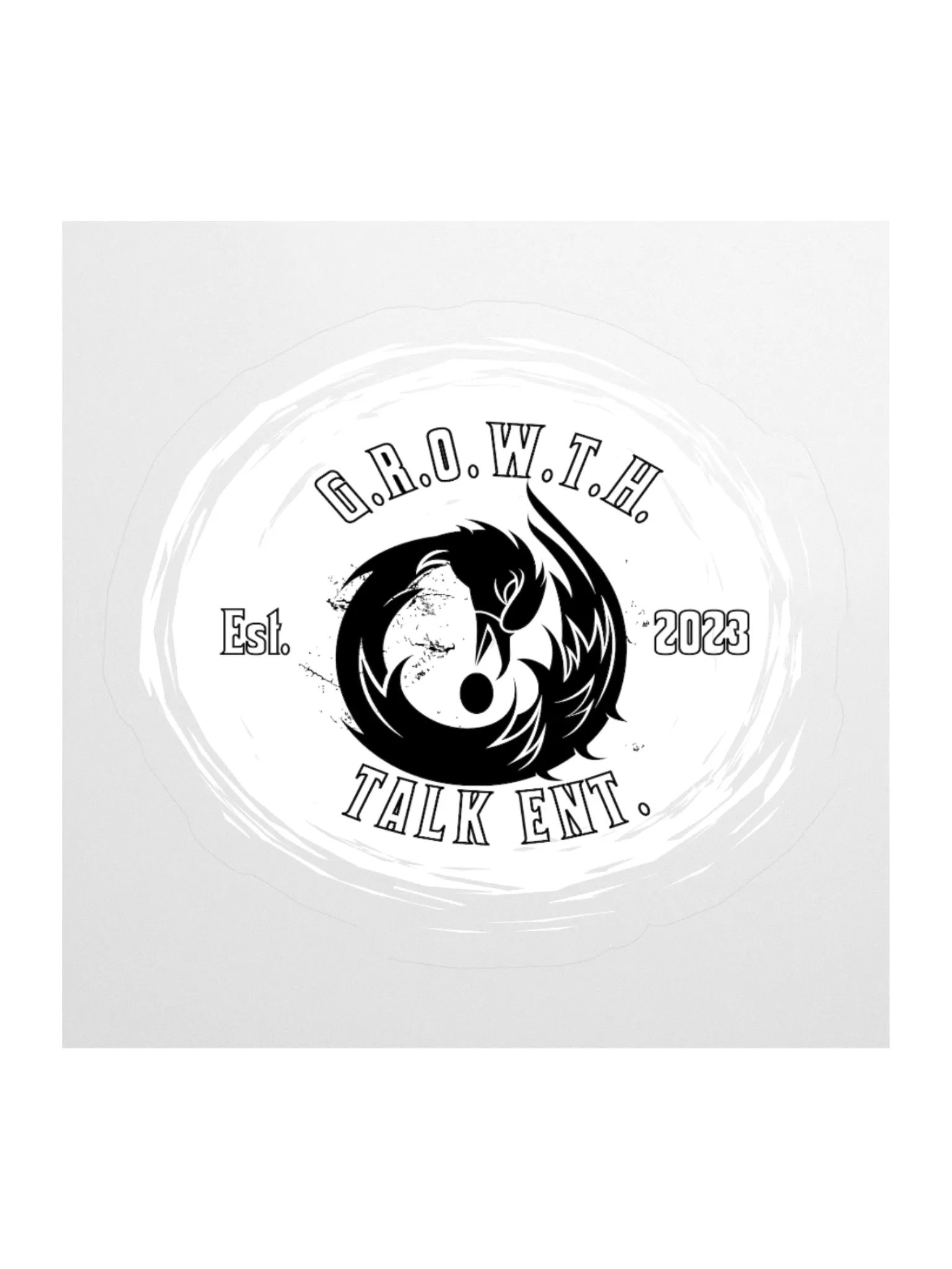 G.R.O.W.T.H. Talk Sankofa Sticker (white) product image (1)