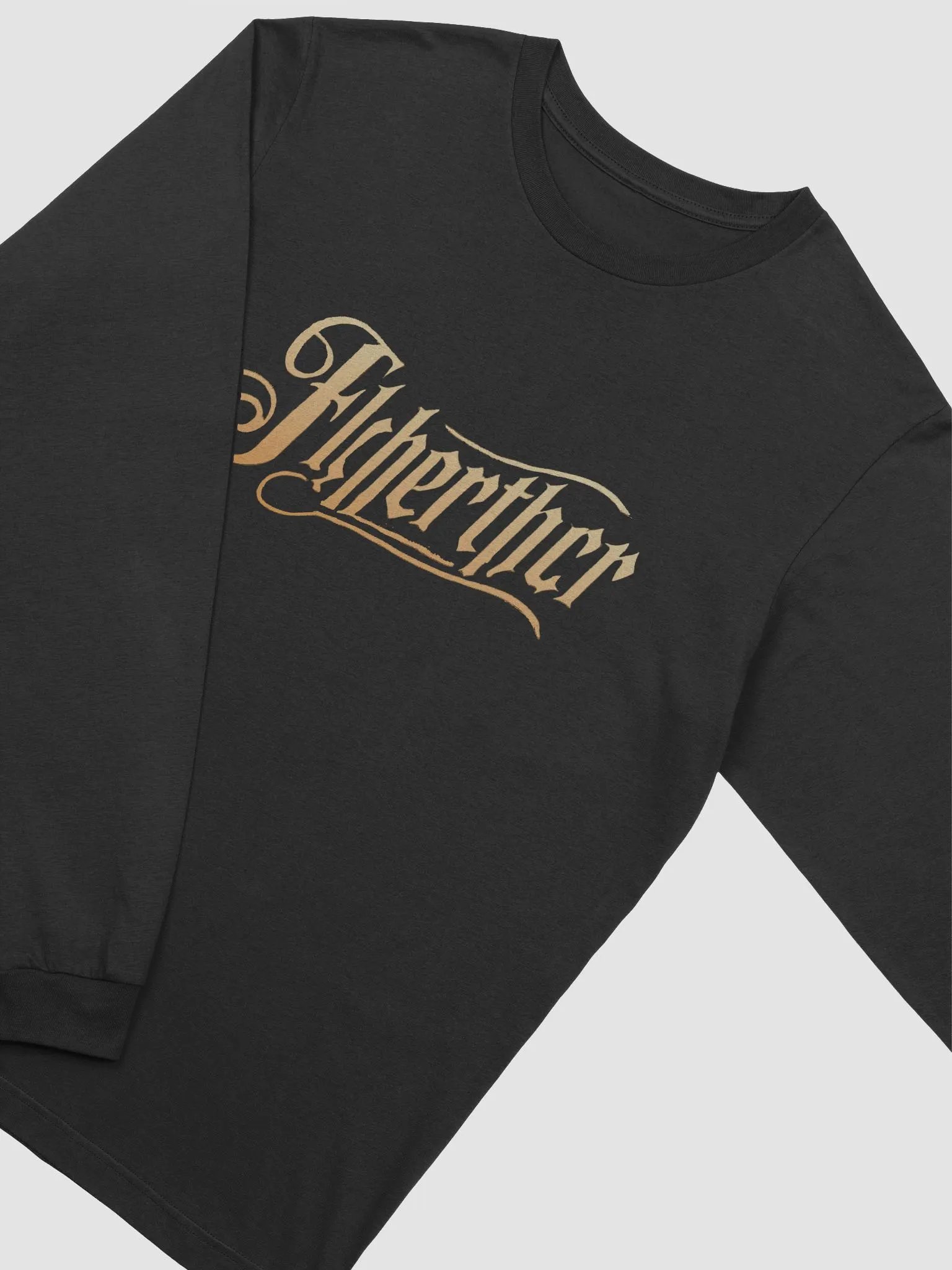 Fisherther Gold Script Long Sleeve Tee product image (10)